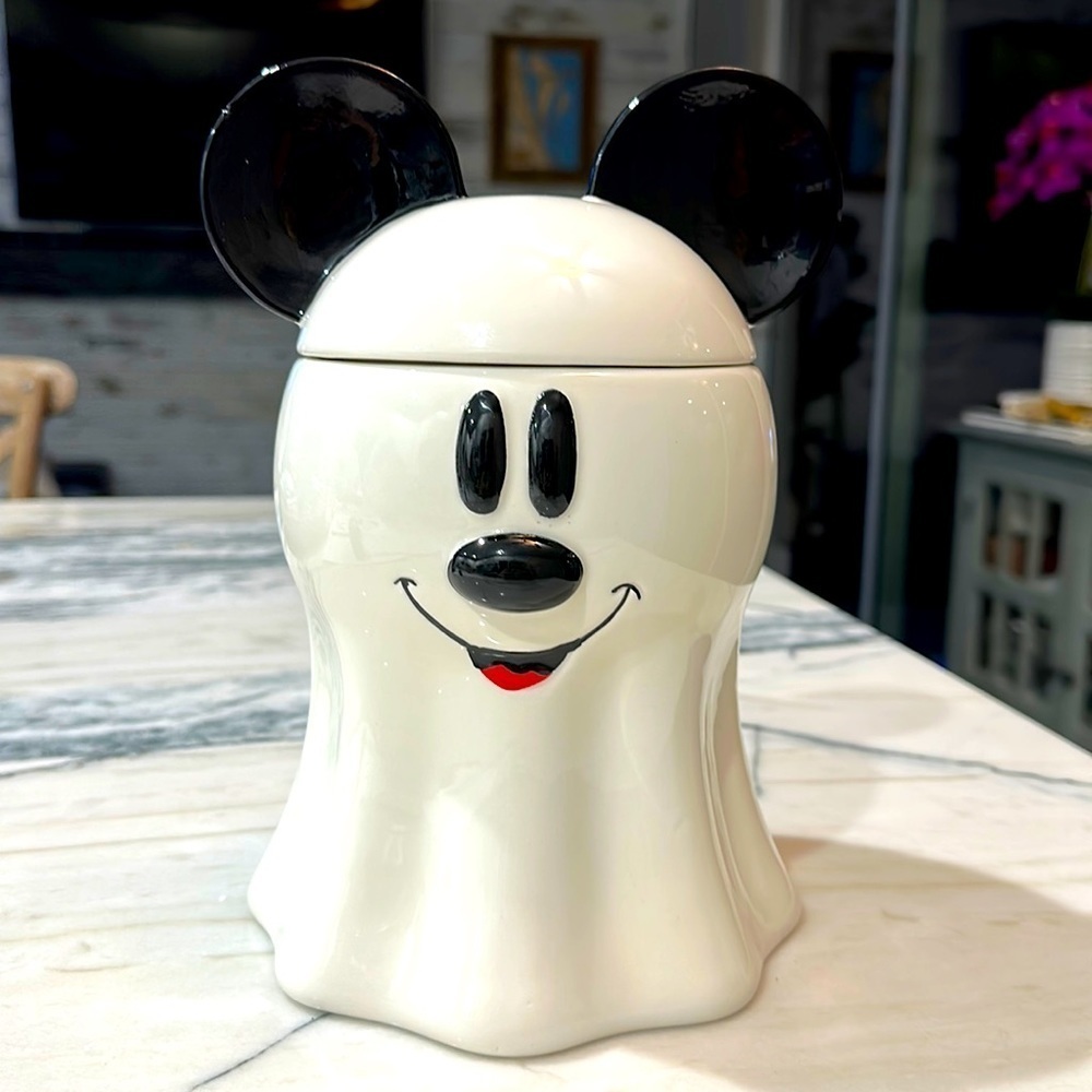 Disney Mickey Mouse Halloween 2022 Mickey Mouse ghost cookie jar